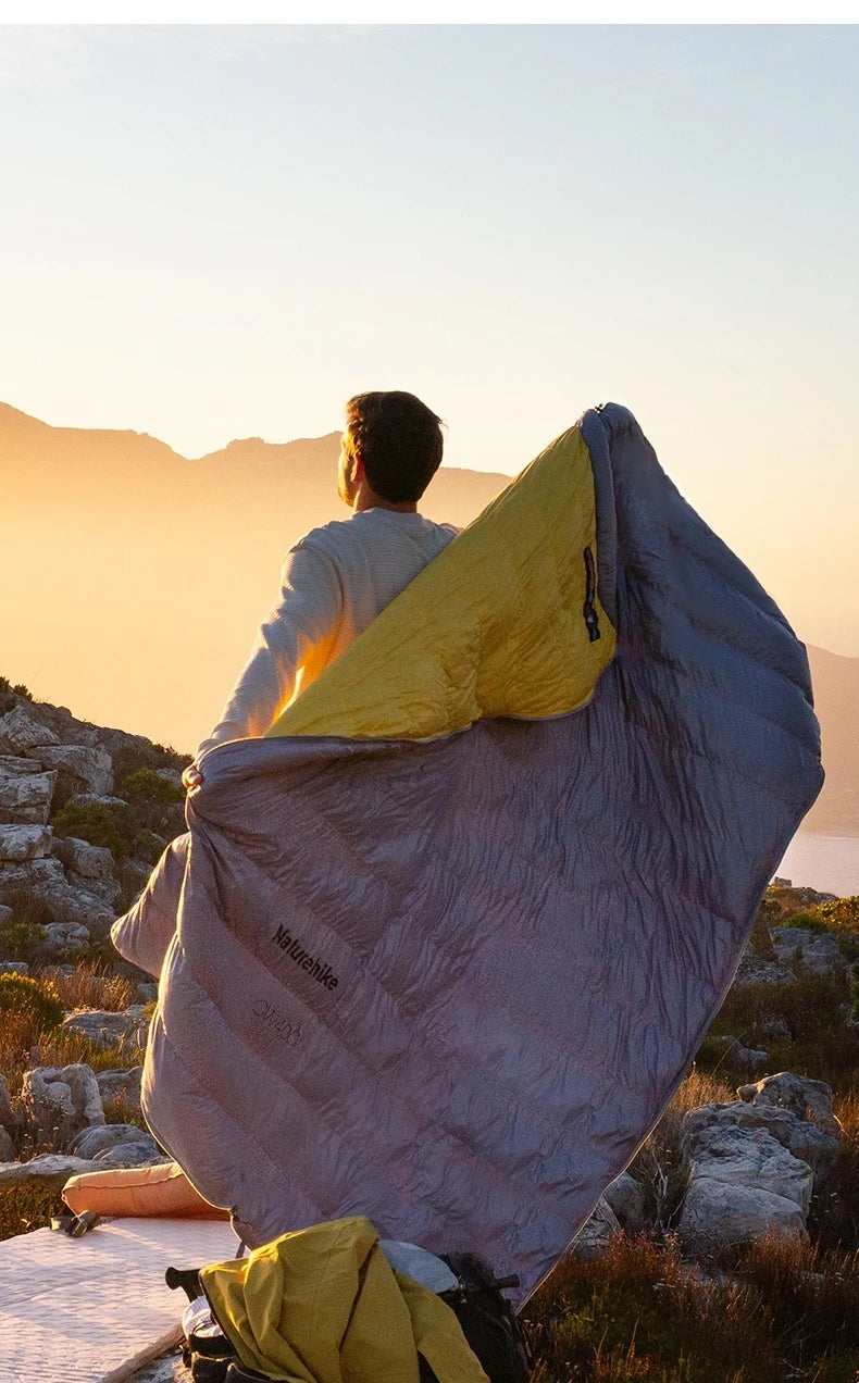 Naturehike Outdoor Down Sleeping Bag Duck Down 
Winter Ultralight Camping Portable Warm Envelope 650FP Adult