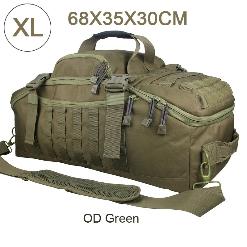40L 60L 80L Waterproof Travel Bags Large Capacity  Men Duffel Bag