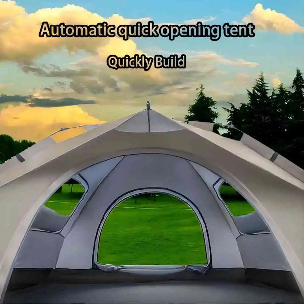 Outdoor shelter Sunshade 
Travel Camping Tent,
4 person waterproof mountaineering