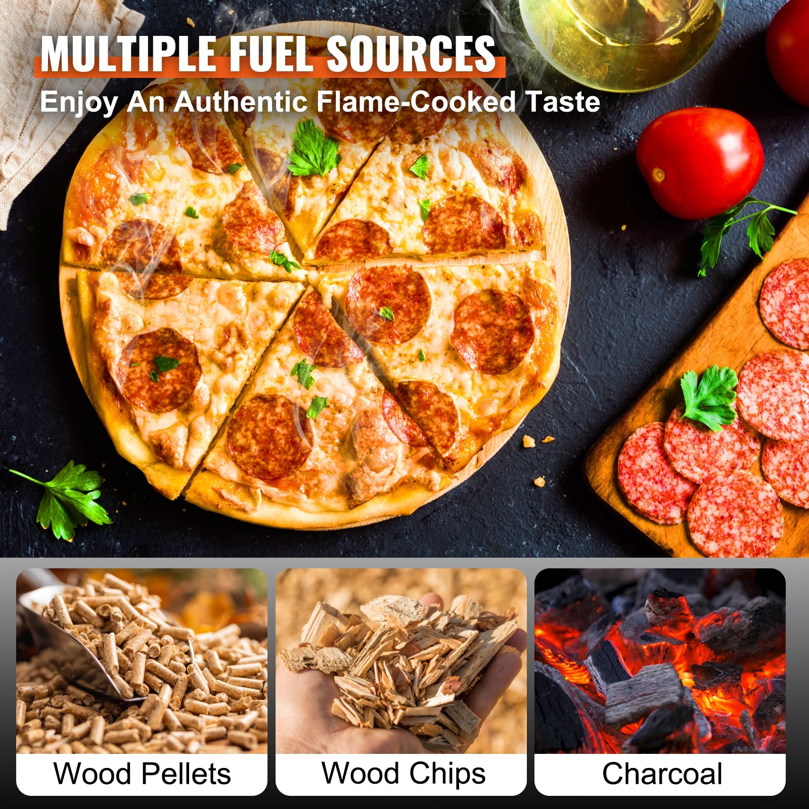 Succebuy 12inch Outdoor Oven Charcoal Fired ,Portable 
Stainless Steel Grill&Pizza 
Waterproof for Backyard Camping
