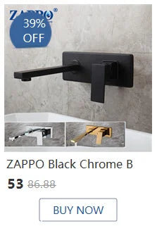 ZAPPO Matte Black Bathroom Shower Set 8 inch Rainfall , Wall Mounted 3-4 Function System & ABS Shelf