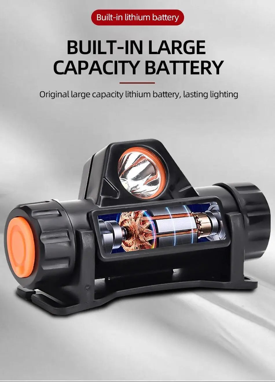 5PCS Rechargeable  LED , USB , Headlamp . 
Strong! 
Magnetic,    Powerful  Super Bright, Waterproof,  for Outdoor Fishing