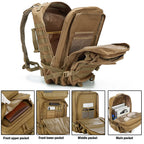 45L Man Tactical Backpacks Traveling  Outdoor 3P School Pack EDC Molle Pack