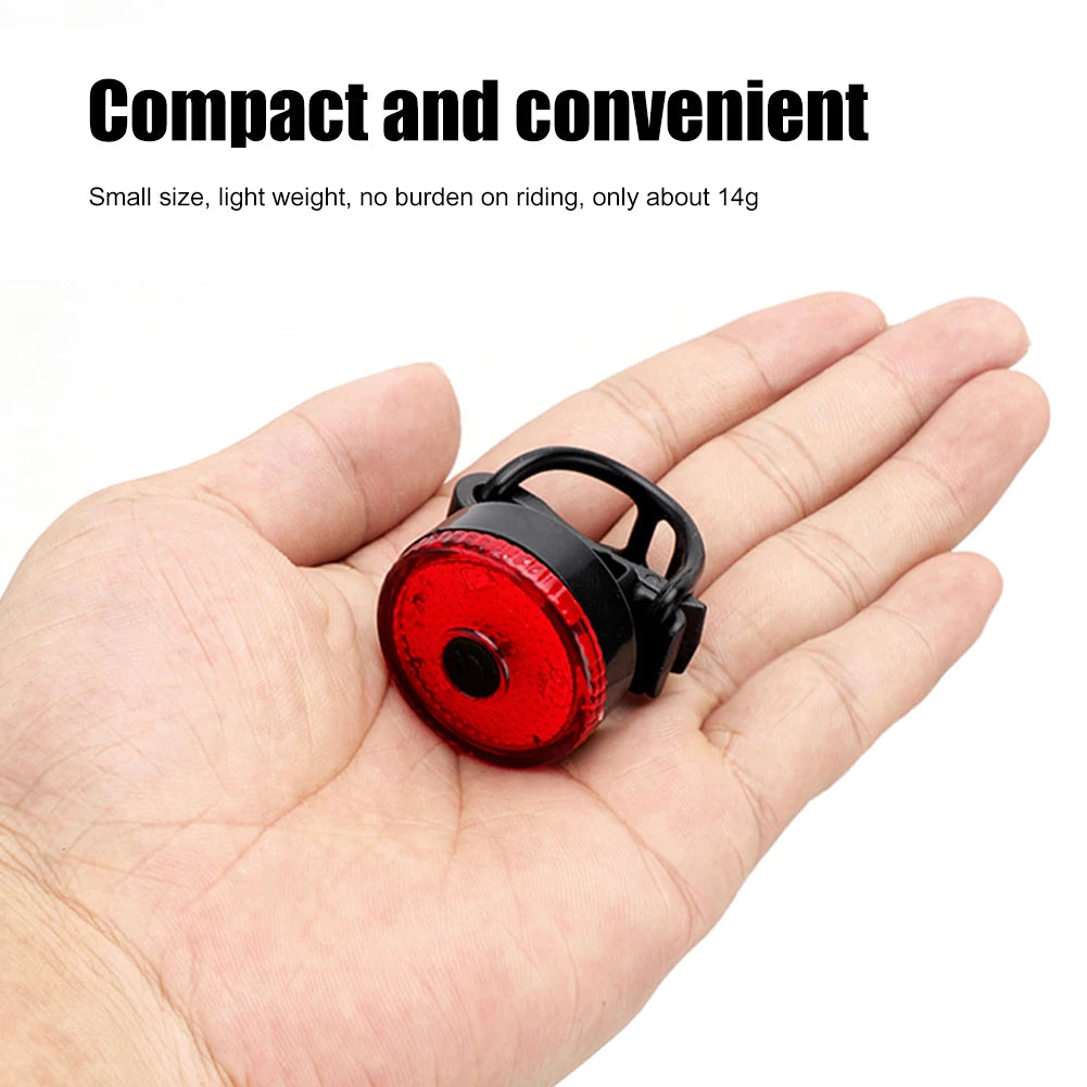 Bike Tail & Headlight           Rear Light Rechargeable 
Front Light 3 Modes           LED Riding Warning Light for Outdoor Cycling
