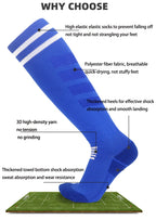 Socks Nylon-- Soccer Adult/  Kids  Towel  Bottom Breathable
 Knee High Training Long Stocking Sports Practical Mesh