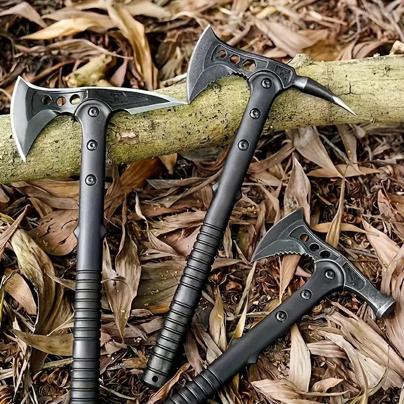 An outdoor tool.  Demon Axe, , 
Hack Axe, Camping Multipurpose Axe, suitable for lumberjacks, a must for outdoor work