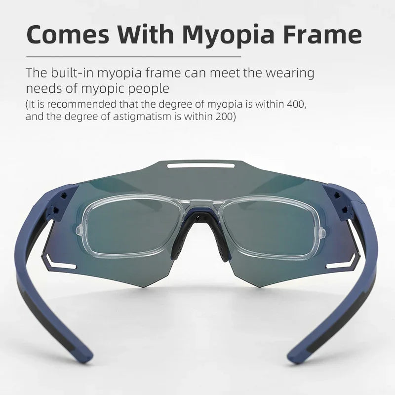 ROCKBROS Bicycle Glasses Polarized Photochromic Ultra-light Sunglasses Portable Comfortable Road Bike Eyewear Cycling Equipment