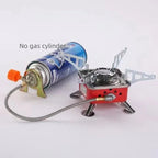 Portable Burner  for Camping.
 Foldable Windproof Outdoor Gas  Stove 
for Backpacking, Camping ,Hiking, Picnic , BBQ Grill