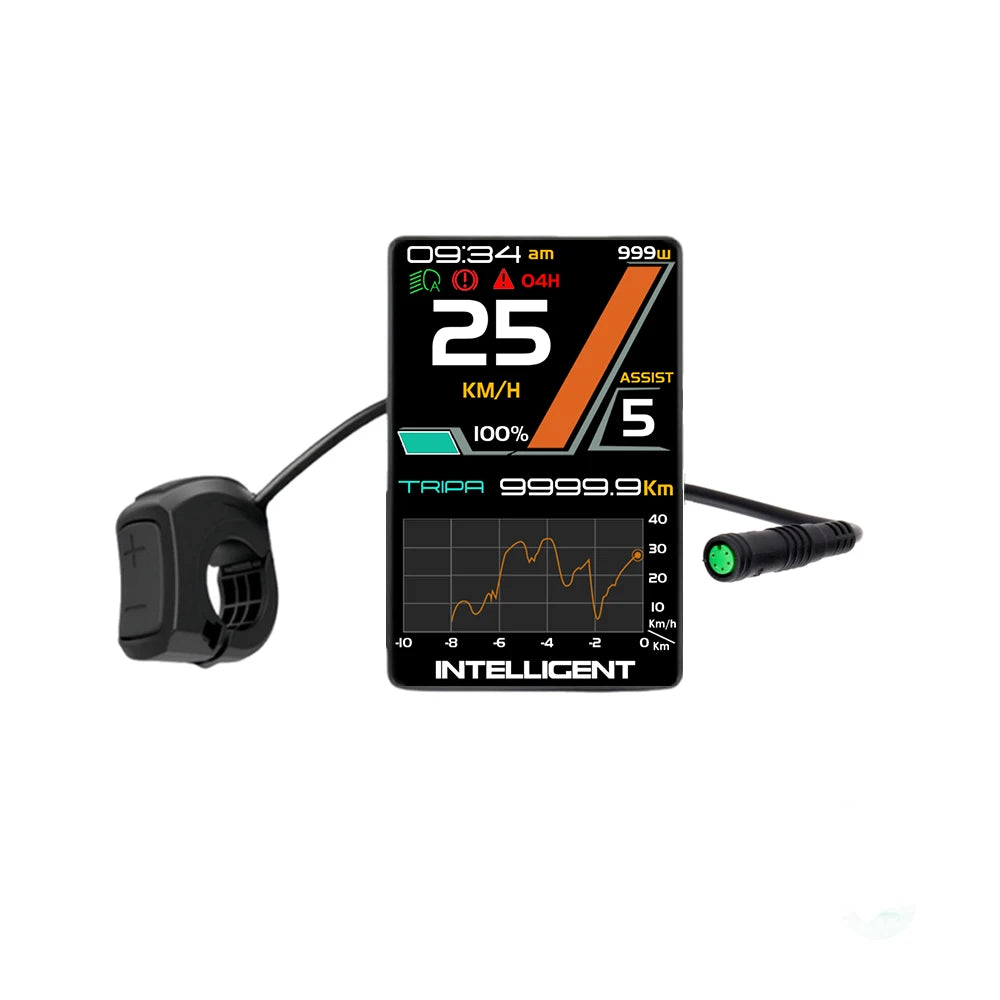 Bafang LCD Color Display Instrument 36V 48V 52V P860C 860C P850C 600C C965 DPC18 BF-UART Protocol Bluetooth 750W Motor E-bike