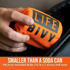 Compact & Lightweight Emergency Thermal Sleeping Bag -
Waterproof, Mylar - Enhanced for Outdoor Camping, EDC & First Aid Rescue