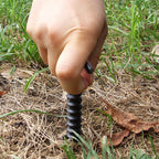 10pcs/set Windproof Fixed Ground Nails Camping Peg Screw Stakes Hiking Tent Pins for Mountaineering Fishing 14.5x7cm