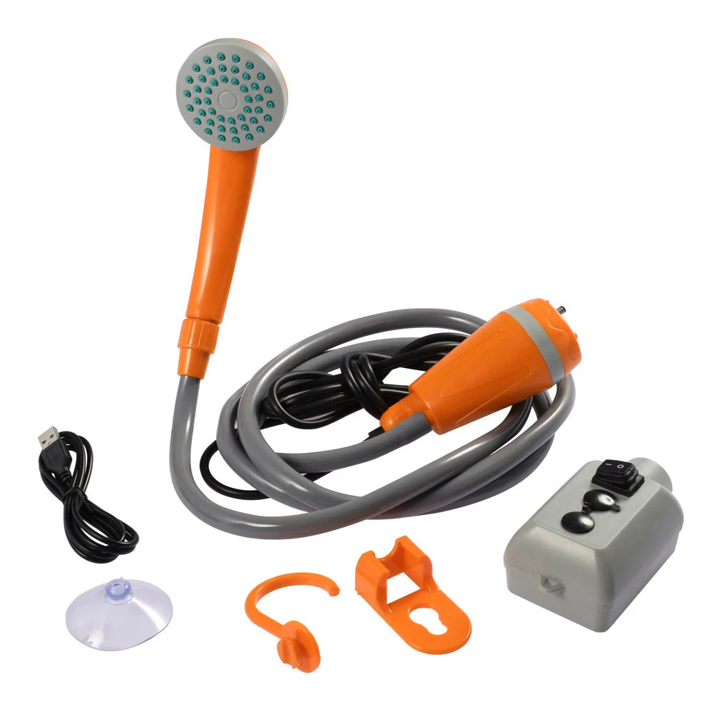 Portable Shower for Camping
Rechargeable , Pump Electric ,  Portable for  Hiking ,Traveling
