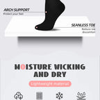 5 Pairs  Compression Socks for Men and Women - 
Breathable Athletic Support for Running, Hiking, and Cycling