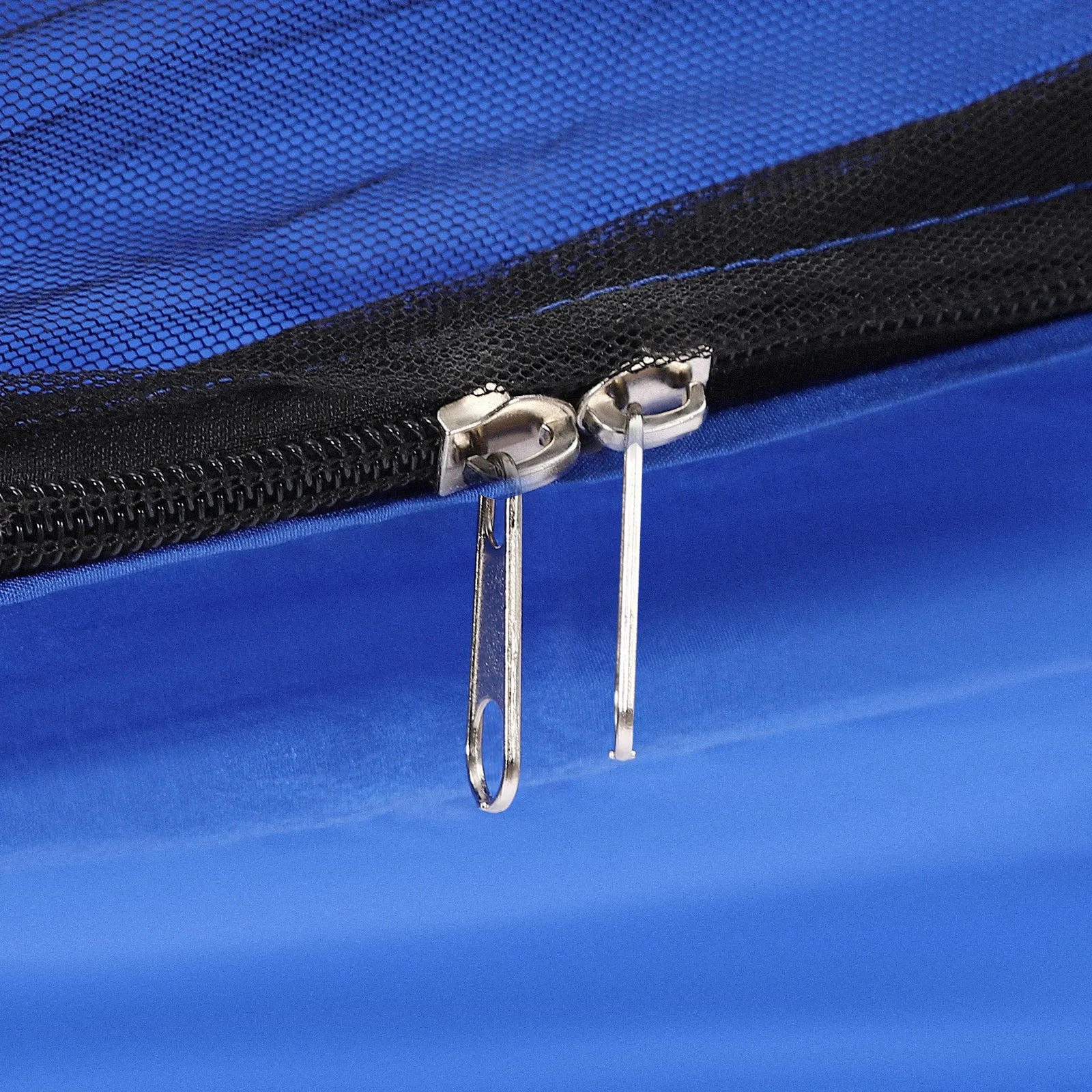 Blue Camping Hammock w/h Rain Fly Tarp Mosquito Net Tent Hammock for Backpacking and Travel