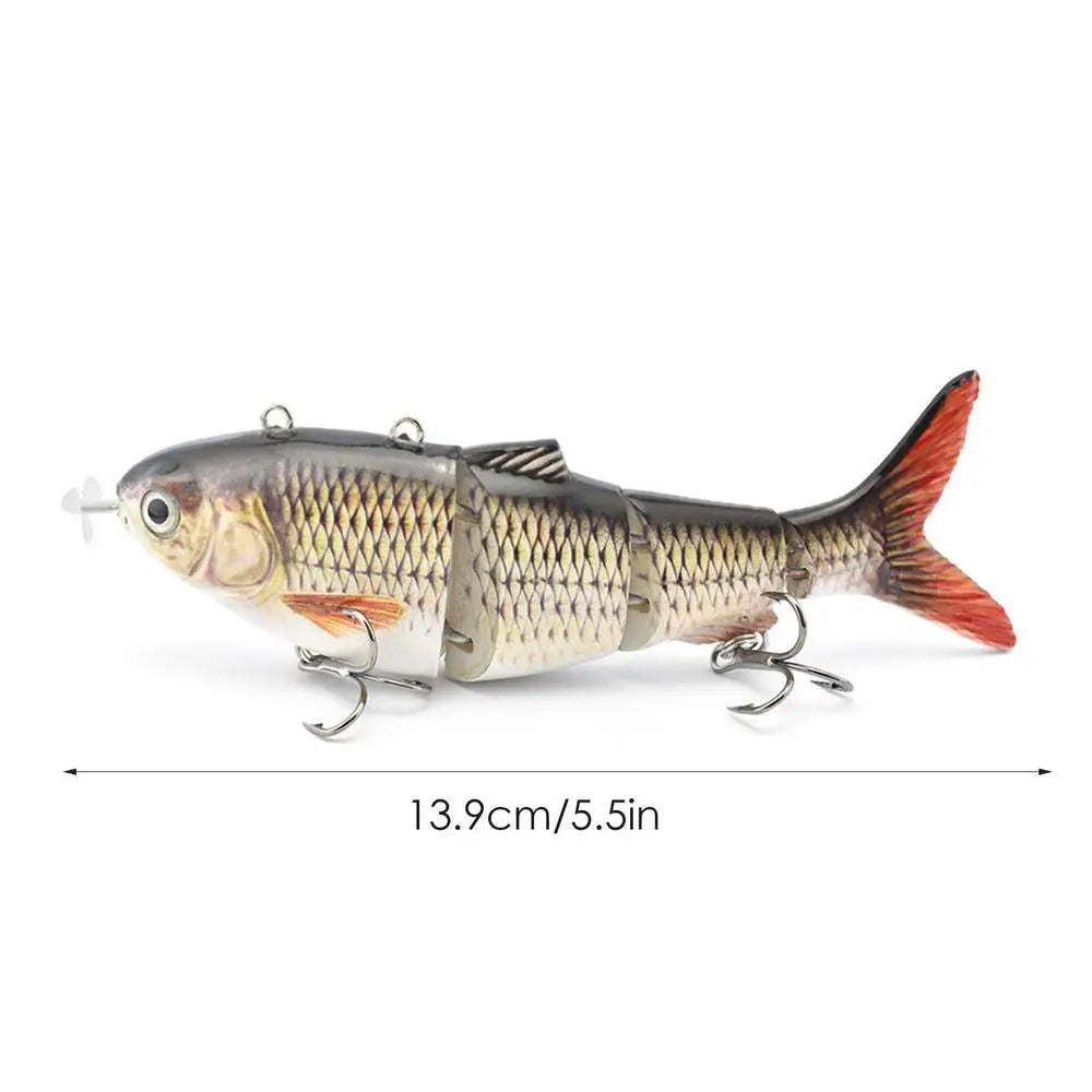 Robotic Fishing Lure USB Rechargeable Self Swimming  Smart Lure Automatic