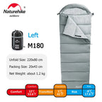 Naturehike M180 Sleeping Bag Lightweight Sleeping Bag 
M300 Double Outdoor Camping Winter Warm Sleeping Bag M400 Machine Washable