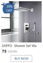 ZAPPO Shower Panel Tower System with LED Rainfall Waterfall Head
Full Body Jets ,Handheld Shower Column w/Tub Spout