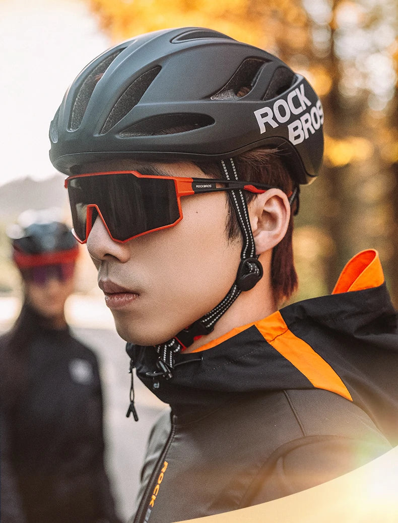 ROCKBROS Cycling Glasses Polarized Photochromic Sunglasses Glasses Cycling Outdoor Sports UV400 MTB Road Women Men Bike Goggles