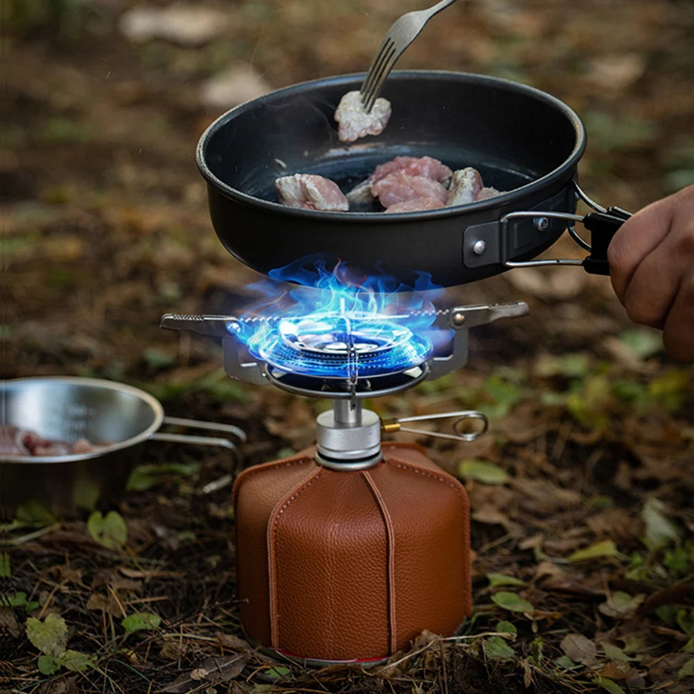 Portable Outdoor Camping Gas Stove 
with Adjustable Flame
 Small Lightweight Stove with Storage Bag for Hiking and Climbing