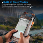 Marine IP68 Waterproof Dry Bag 2L -
Roll Top  w/Phone Pouch 
 Kayak, Camping, Beach & Travel Essentials