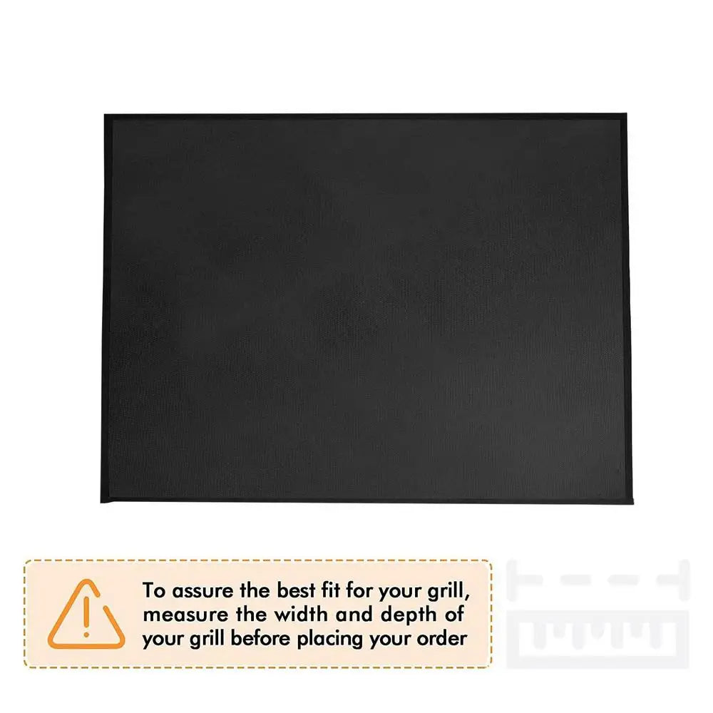 Under Grill Mats For Outdoor Grill Floor Protector Mat Fire Retardant Mat Oil-Proof Heat-Resistant Waterproof Design Good