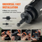 VEVOR Hole Saw Kit, 11 PCS Saw Blades, 2 Drill Bits, 1 Hex Wrench, 
General Purpose Size from 3/4" to 3",
 Bi Metal M42 Hole Saw S