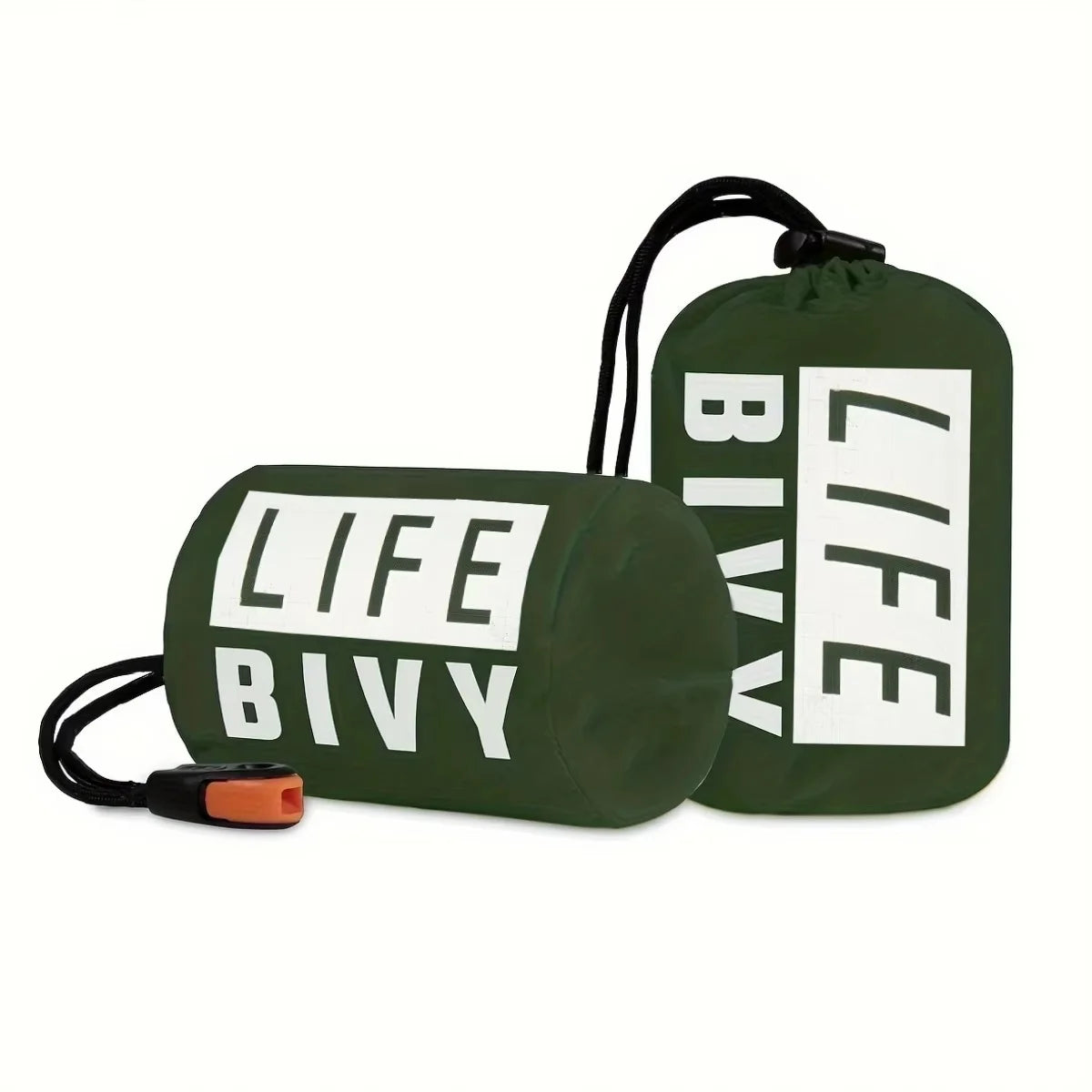 Compact & Lightweight Emergency Thermal Sleeping Bag -
Waterproof, Mylar - Enhanced for Outdoor Camping, EDC & First Aid Rescue