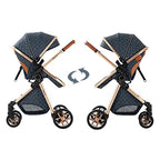 Portable Baby Stroller 2-in-1
Pram Foldable Pushchair Lightweight Travel System
 Buggy Newborn New Model Carriage