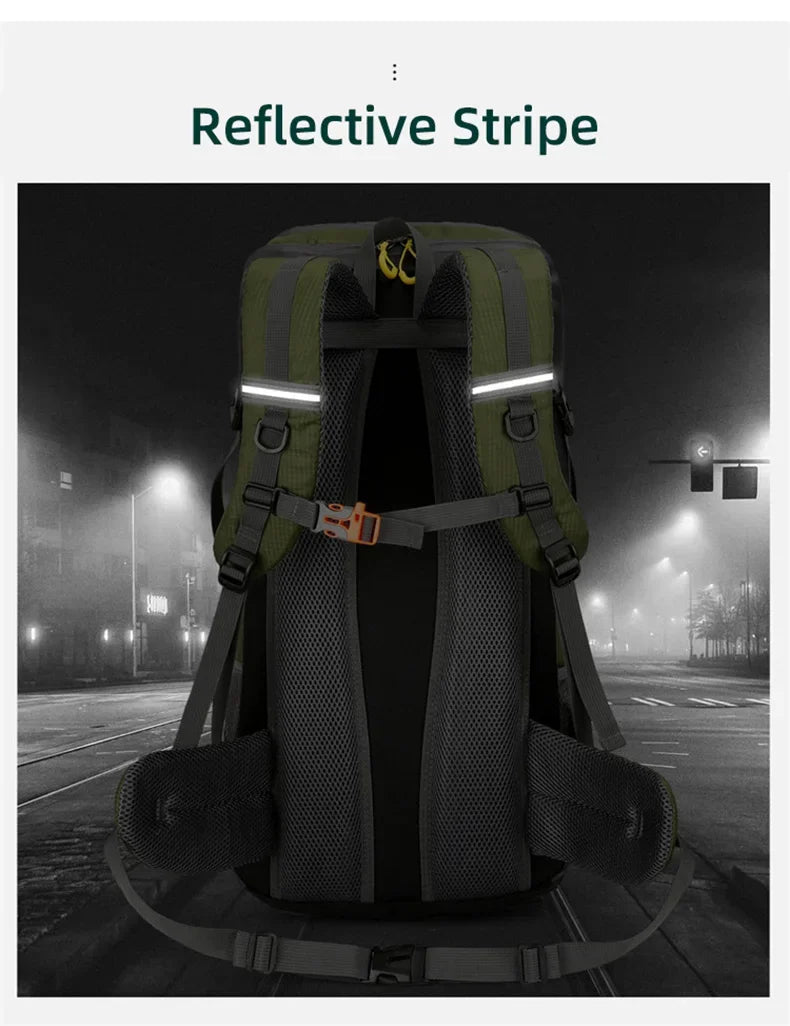 50L Travel Backpack Camping Men Large Hiking Bag 
Tourist Rucksack Waterproof ,Climbing Mountaineering 
A Must have