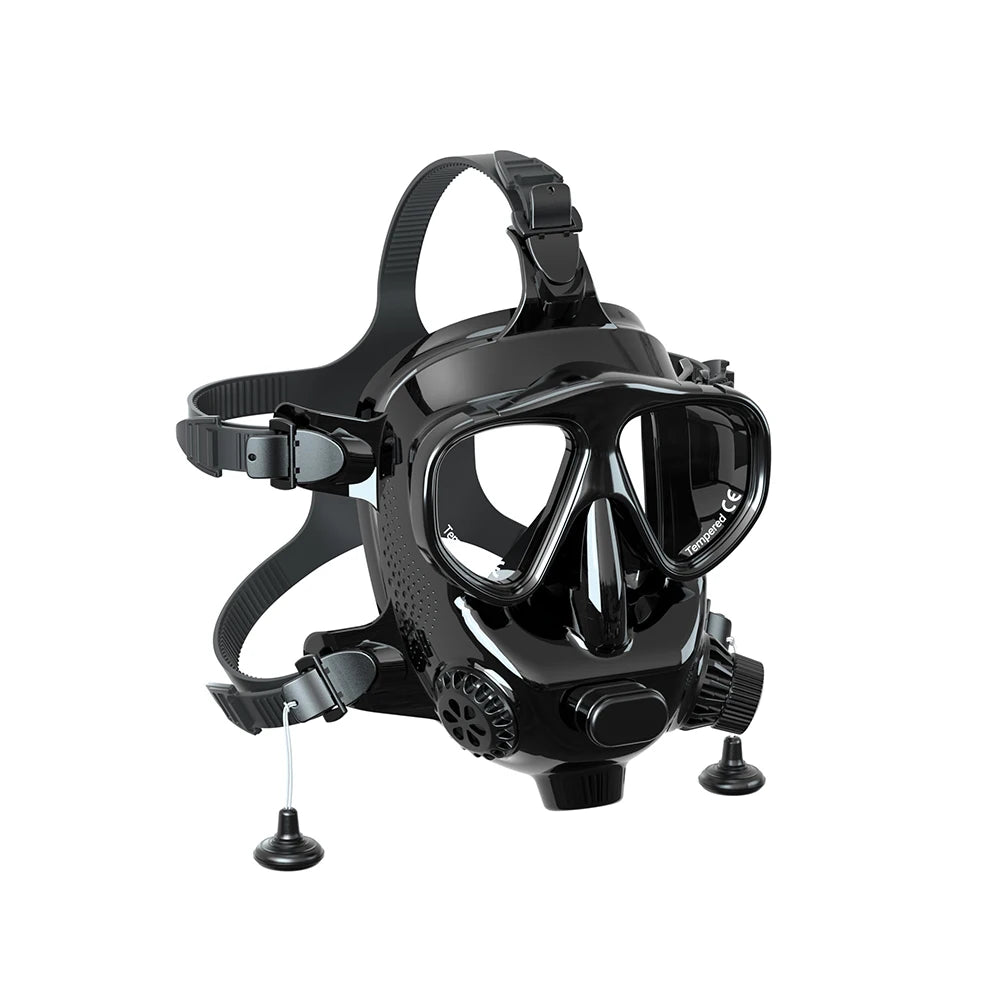 SMACO Full Face Scuba Diving Mask for Adults, Anti Fog Snorkeling Mask, Swimming Goggles, Snorkeling Gear, Freediving Snorkel