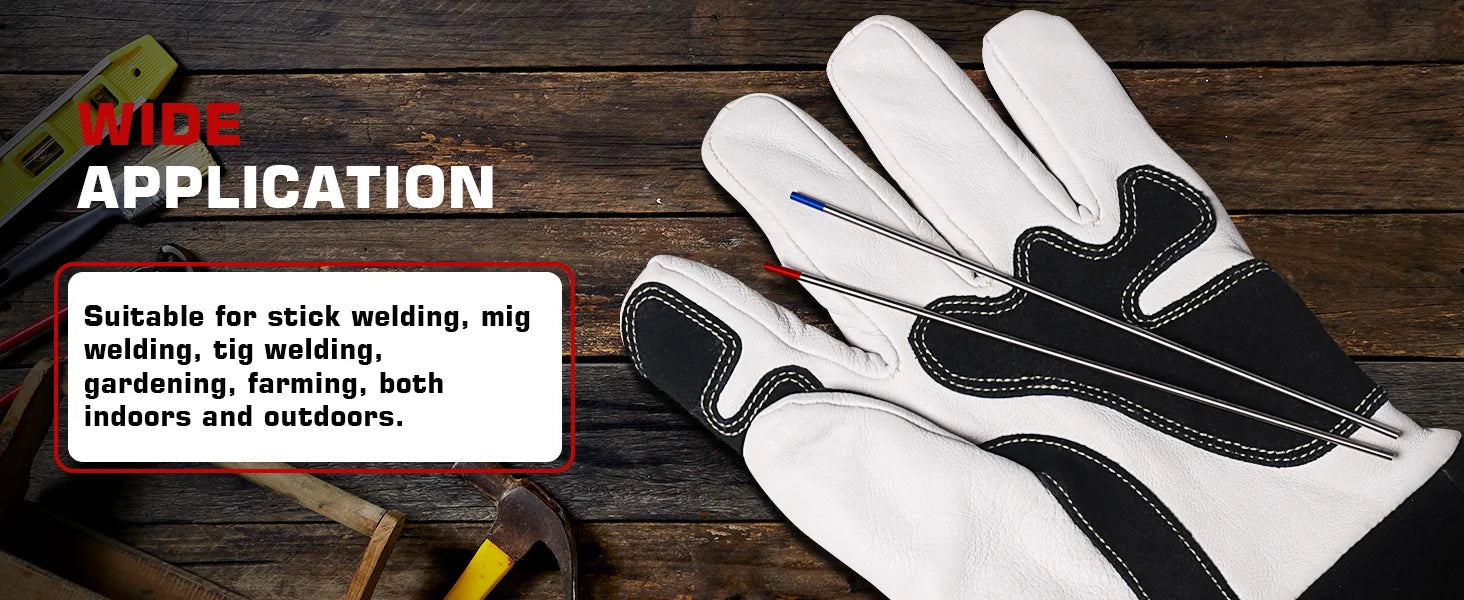 ARCCAPTAIN Welding Glove 14 inch 
Multifunctional  Goatskin Leather Protection For Welders Against Scalding