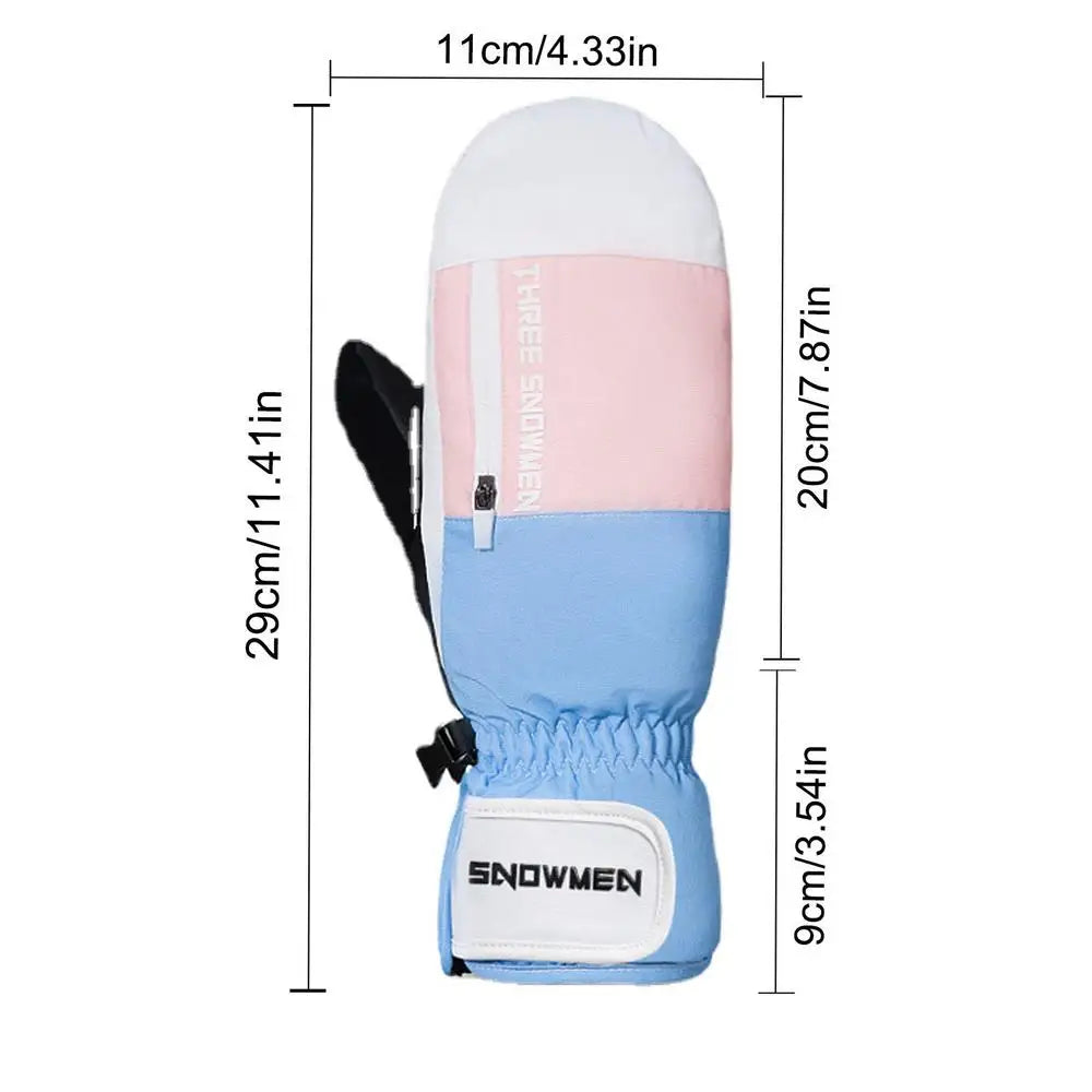 Winter Warm Ski Gloves , Cycling , Mittens  Waterproof,  Snowboard , Female / Male