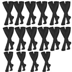 16 pairs copper compression socks
for men and women  
for running, traveling for nurses and pregnant women mid-calf design