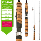 KUYING TETON  5'2" 6' 6'3" 6'4"6'2" 6'6"  Cane Spinning Rod &  Casting FUJI Carbon 1-4g 0.8-3g 2-10g M-Fast bfs
