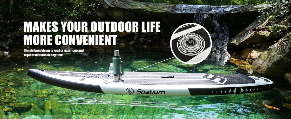 Spatium Inflatable Paddle Board Touring Portable Water Sports 
Air Inflatable Anti-Skid Surfing Board Equipped With Backpack