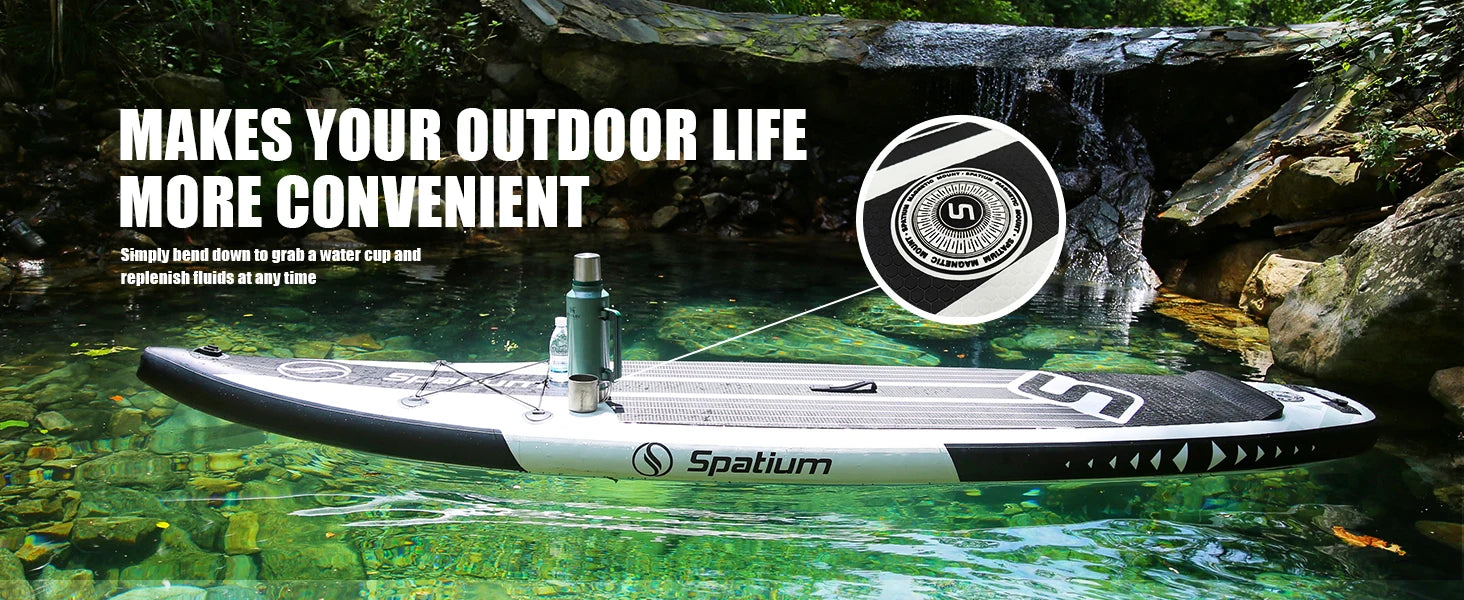 Spatium Inflatable Paddle Board Touring Portable Water Sports 
Air Inflatable Anti-Skid Surfing Board Equipped With Backpack