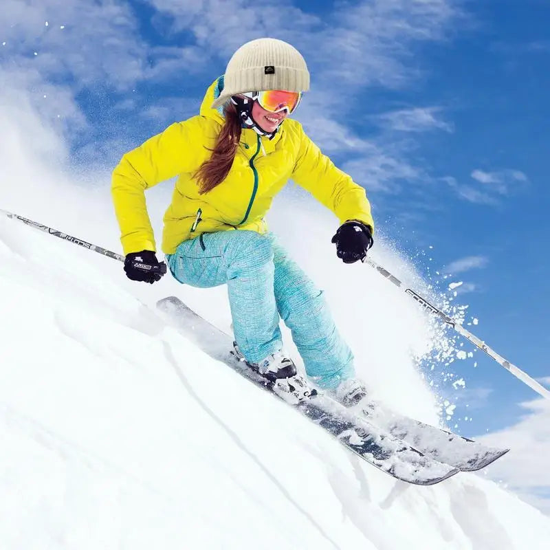 Knit Beanie Winter Beanie Outdoor Warm Hat Comfortable Ear Protection Winter Hat Knit Caps Breathable For Ski Hiking Running