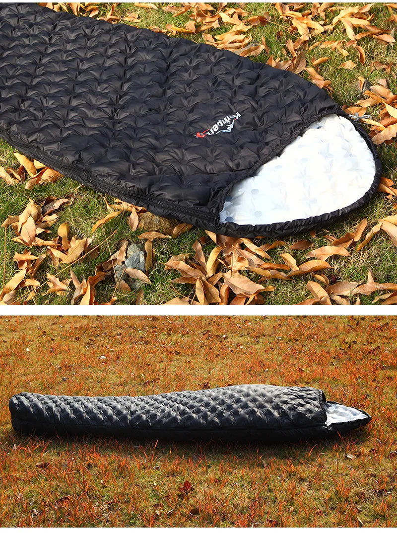 Kamperbox Down Sleeping Bag Camping 
3 Season  Lightweight  Bubble Air 2