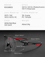 ROCKBROS Cycling Glasses Photo chromic Eye  Windproof Sport glasses