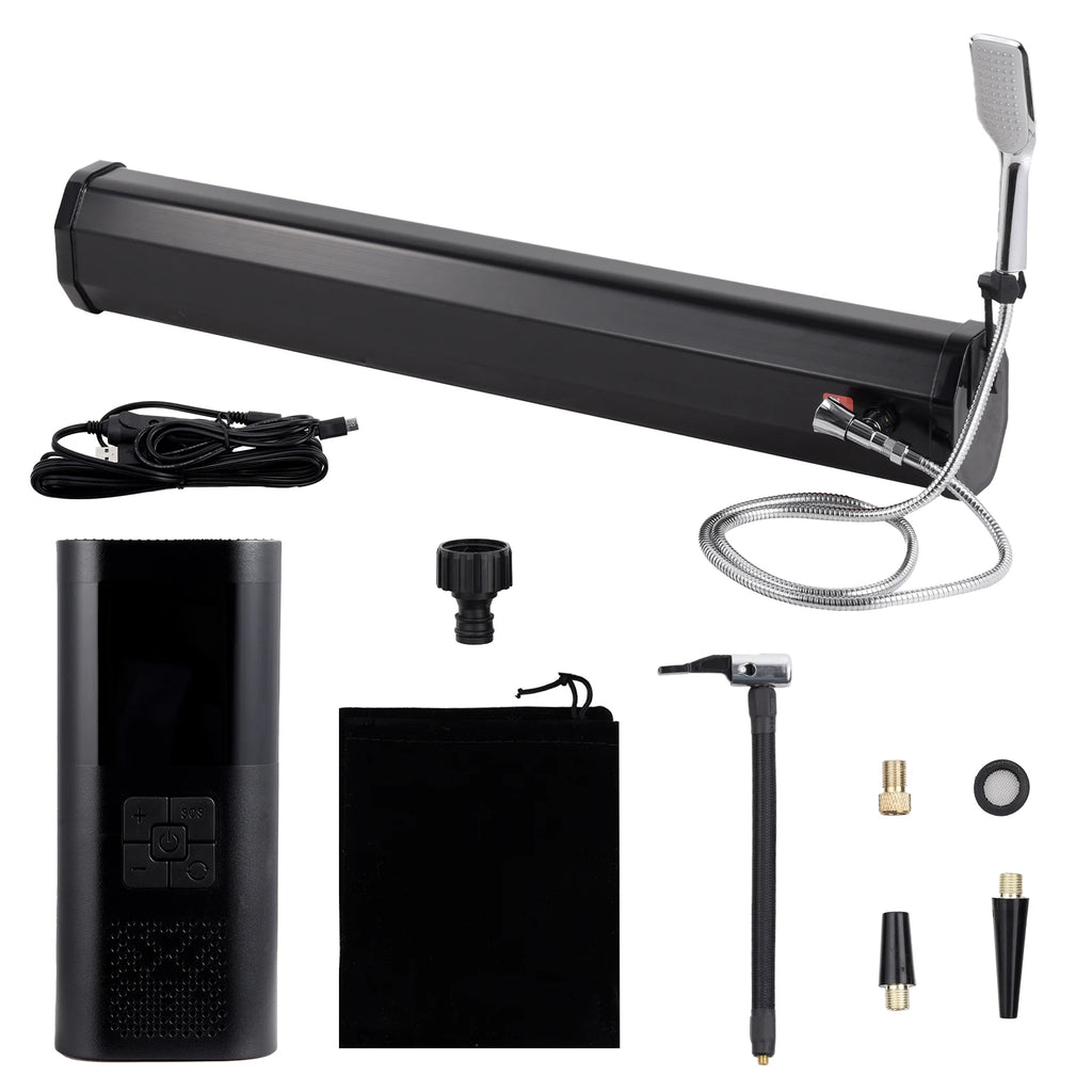 20L / 30L Car Pressurized Water Tank 
for Camping Shower ,
Portable Trucks ,SUV . Water Storage!!    Roof Rack Mount with showerhead