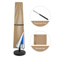 Parasol Cover Waterproof 210D Garden Umbrella Cover with Zip Fit for Outdoor Garden Parasol Multipurpose Rain Umbrella Covers