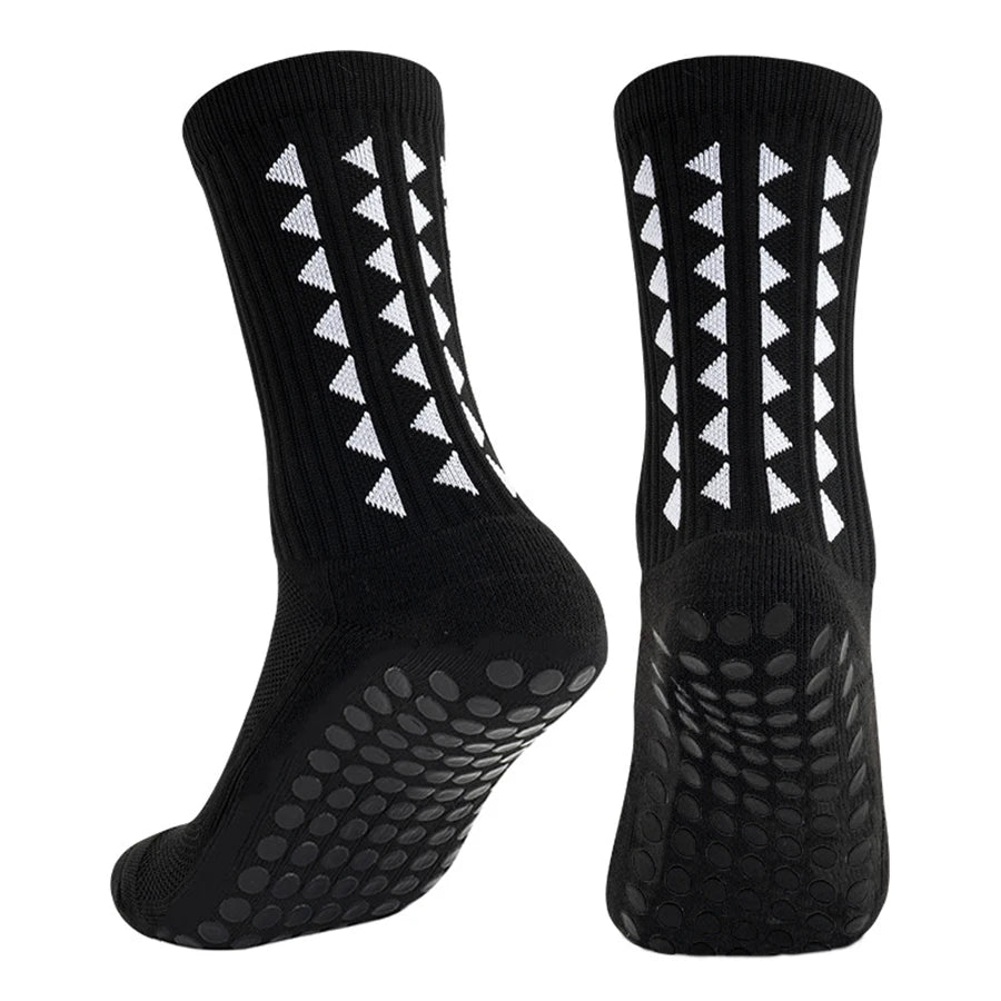 6 Pairs men / women football grip socks 
towel bottom , sport rugby, soccer