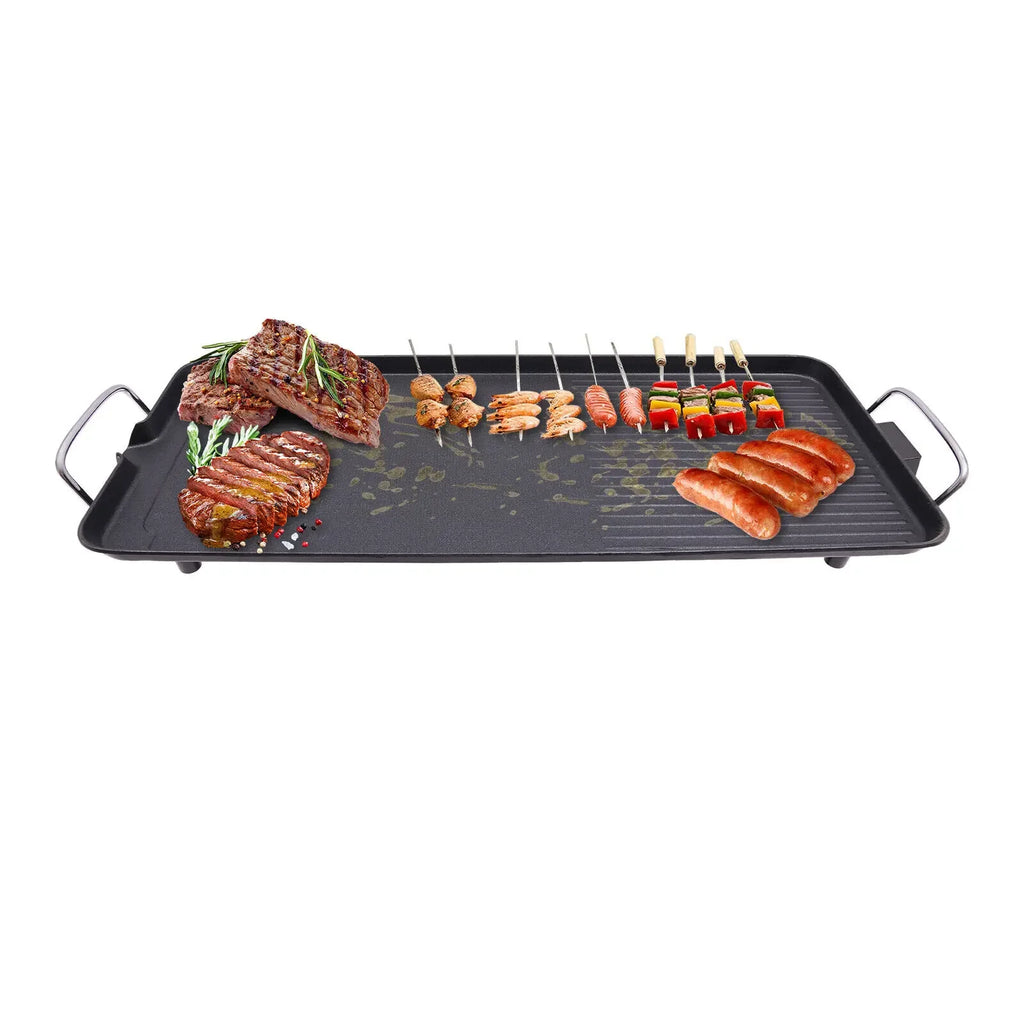 Smokeless Outdoor Electric BBQ Grill - Portable Barbecue 1500W