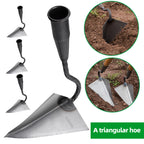 Small Tip Hoe Triangle Agricultural Land Turning Loose
 Soil Hoe Hand Plow/Manual Plough Rake Hoe Agricultural Farming Equipment