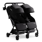 Lithe Double Stroller, Lightweight Side by Side Stroller,
 for Newborn and Toddler, Easy Fold, Spacious Seats with Recline, UPF50+