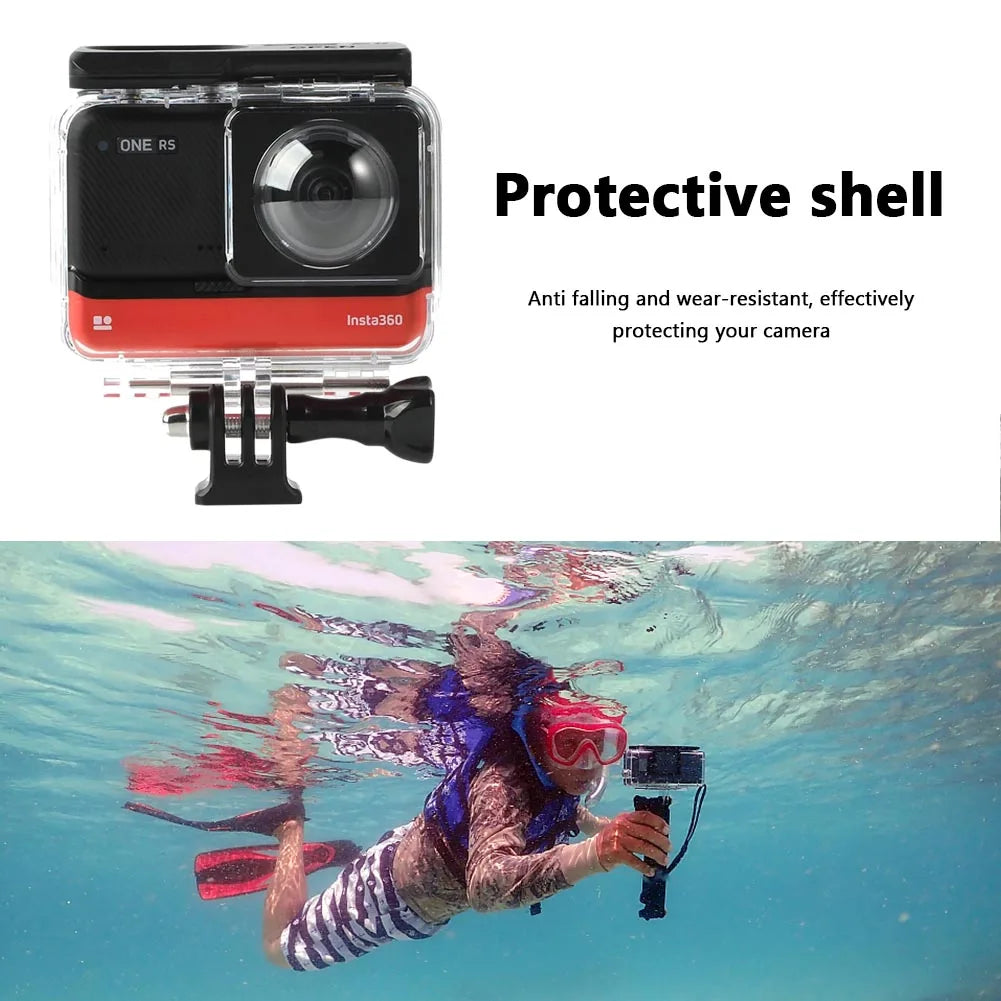 Waterproof Box Protective Shell Cover Portable Camera for Insta360 ONE RS Panoramic