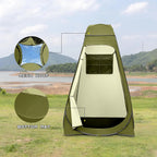 Pop Up Shower Tent, Portable Privacy 
Camping Changing Shelter with Rain Cover & Windows, UPF 50+ Waterproof