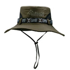 Sun shading hat, with chin strap