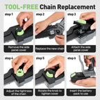 6-Inch Mini Chainsaw Powerful 
Cordless ---Rechargeable,,    Handheld Small Electric Saw 
Pruning Garden Tool ,  Tree Wood Cutting Power Tool