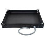 Portable Shower Pan with Drain Hose Camping , 
Outdoor Tent Shower Tray,    for RV  Camping , Beach,  Pet Bath